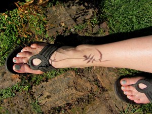 pattern of jasmine on my skin