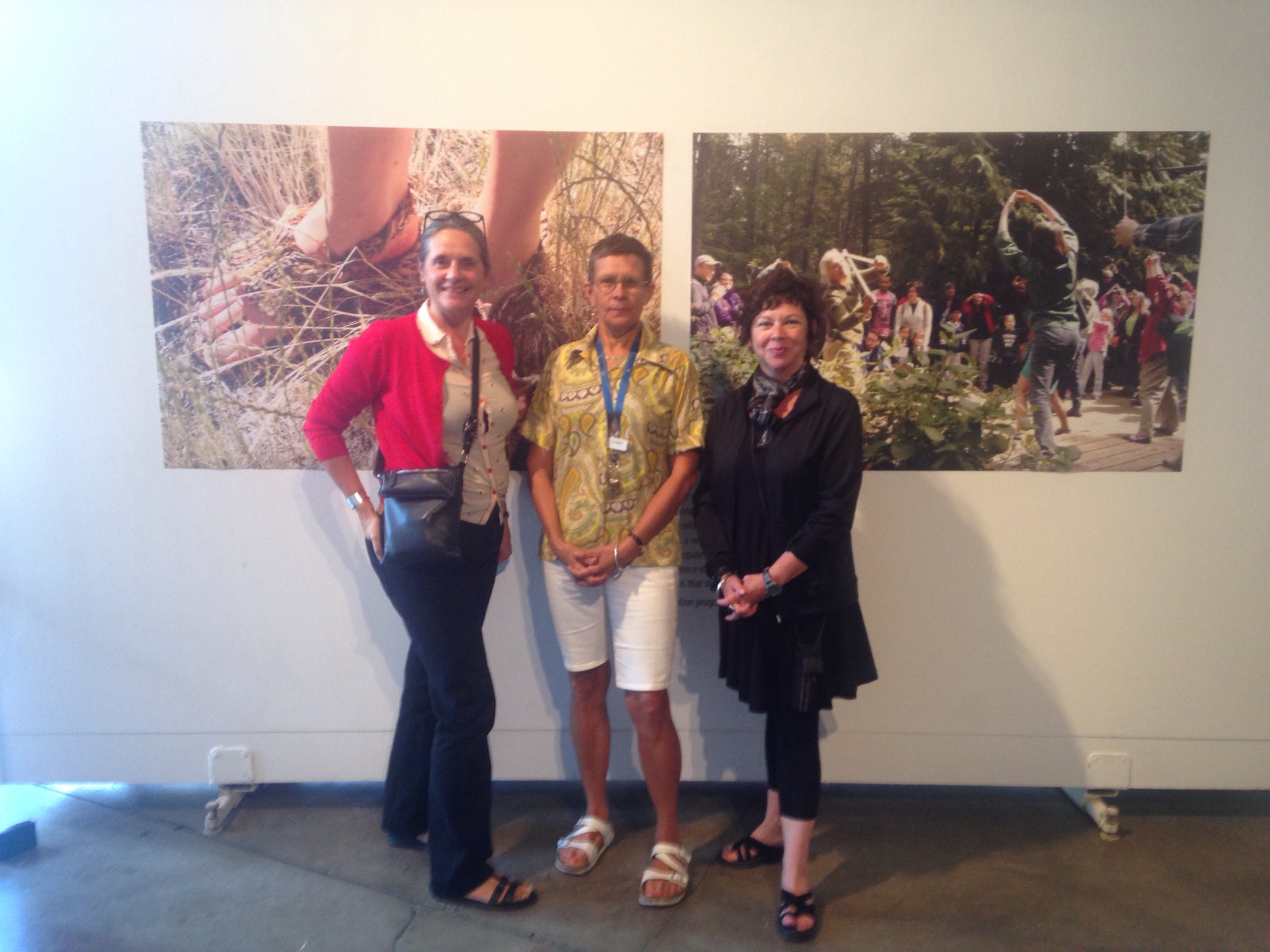 Sue Palmer, Cyndy Chwelos + Danita Noyes, Arts Programmers with Vancouver Park Board