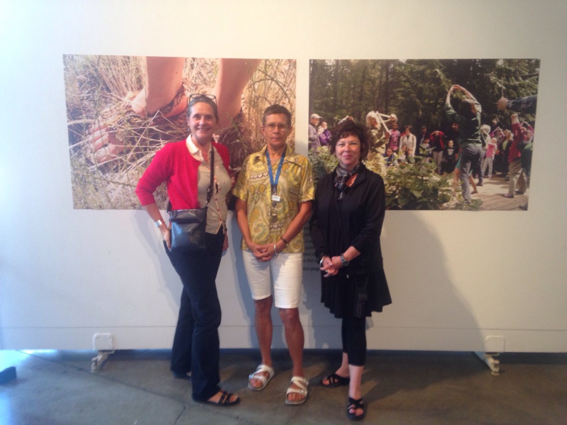 Sue Palmer, Cyndy Chwelos + Danita Noyes, Arts Programmers with Vancouver Park Board